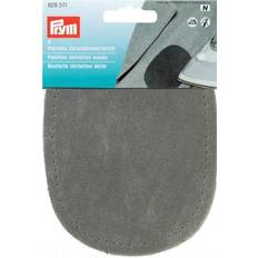 Lapper & Symerker Prym Patches Imitation Suede for Ironing/Sewing on 14x10 cm Medium, Mid-Grey, 14 x 10 cm, Mittelgrau, 2 Stück