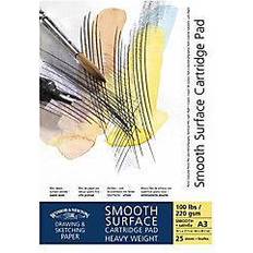 A3 Paper Winsor & Newton Smooth Surface Cartridge Pad A3 220gms 25 sheets