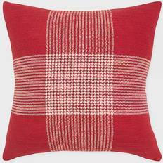 Rizzy Home Woven Complete Decoration Pillows White, Red (50.8x50.8cm)
