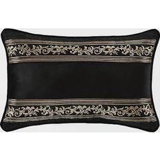 J. Queen New York Windham Boudoir Complete Decoration Pillows Black (58.42x38.1cm)