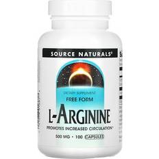 Source Naturals L-Arginine Free Form 500 mg 100 Capsules 100 pcs