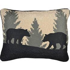 Pillow Cases Donna Sharp Bear Walk Plaid Pillow Case Green (91.44x50.8)