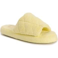 Women - Yellow Slippers Muk Luks Oriole Toweling - Yellow