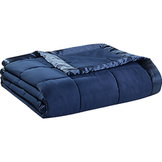 Madison Park Windom Blankets Blue (274.32x228.6)