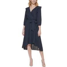 Tommy Hilfiger Long Sleeve Parade Midi Dress - Sky Captain