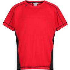 Red T-shirts Regatta Kid's Beijing T-shirts - Classic Red Black