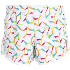 Multicolour Trousers Trespass Kid's Serve Printed Elasticated Shorts - White Print