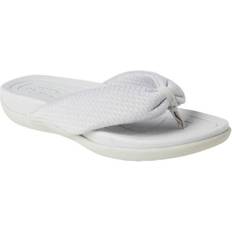 Silver - Women Flip-Flops Dearfoams Olivia - Silver