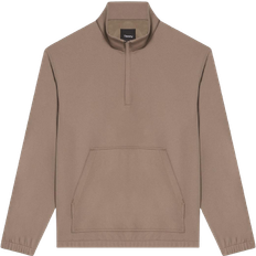Theory Jumpers Theory Reeve Half-Zip Sweater - Fossil
