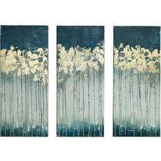 Madison Park Forest Gel Coat Canvas with Gold Foil Embellishment Wall Decor 15x35" 3