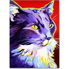 Trademark Fine Art DawgArt "Cat Kelsier" Gallery-Wrapped Canvas 35" x 47" Poster