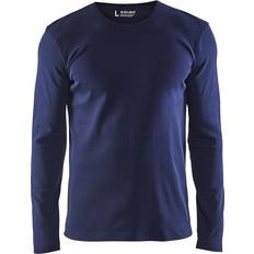 Herre - Lang T-shirts Blåkläder Long Sleeves T-shirt - Navy