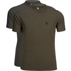 Seeland Mies Paidat Seeland Outdoor T-shirt - Granit/Pine Green