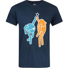 Portal Official Mens Hi Five T-Shirt (Blue)
