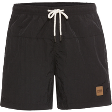 Urban Classics Block Badeshorts - Herrer - Svart
