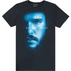 Game of Thrones Mens Jon Snow Winter Is Here T-Shirt (Black)