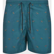 Urban Classics Badshorts petrol mörkorange