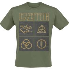 Zeppelin Led Zeppelin Symbols T-shirt Herr oliv