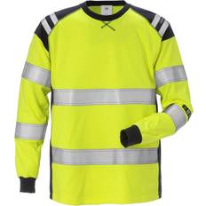 Fristads T-Shirt Flam Kl Gul/Marin