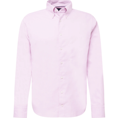 Etón Chemise Rose Royal Oxford en Coton Et Lyocell