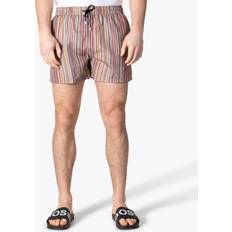 Paul Smith Stripe Swim Shorts Red