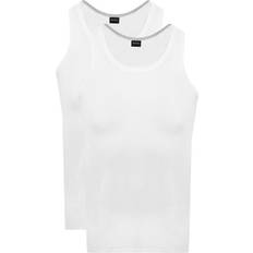 HUGO BOSS XS Tank Tops HUGO BOSS Two-pack of stretch-cotton underwear T-shirts with logo