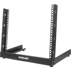 Intellinet Network Rack, Open Frame (Desktop) 8U, Flatpack, Black, 19" Three Year Warranty åben rammestativ 8U