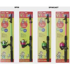 Separable Rod Rod & Reel Combos Kinetic Little Viking Cc Spin 100 Fd Light Jigging Combo Green 1.65 4-21 g