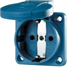 3 udtag schuko Mennekes Schuko appliance udtag 3 polet 16A 230V sort D 11032