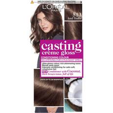 Loreal paris casting crème gloss L'Oréal Paris Casting Crème Gloss Semi-Permanent Hair Dye (Various Shades) 513 Iced Truffle