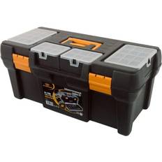 vidaXL Tool Box 580x280x250 mm PP Black