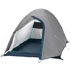 Quechua Tende Quechua Tenda ad archi campeggio MH100 2 posti grigio blu verde acqua verde azzurro