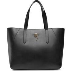 Tommy Hilfiger Totes & Shopping Bags Tommy Hilfiger TH CHAIN TOTE Black