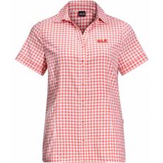 Jack Wolfskin Damen Hemd Kepler Shirt Tulip Red Checks