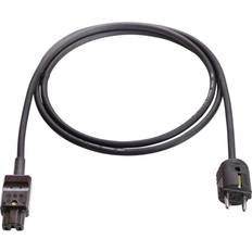 as - Schwabe 70874 Current Cable Black 2.00 m