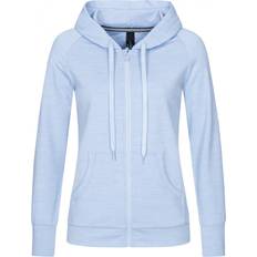 Essential Zip Hoodie - Blue Iris Melange