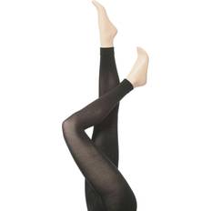 Grey - Women Tights Falke 1 Pair Anthracite Mix Cotton Touch Footless Tights Ladies Extra