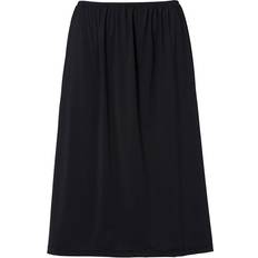 Vrouw Onderrokken Trofé Slip Skirt Long - Zwart