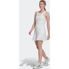 Kierrätetty Kangas Mekot Adidas London Y-Dress - White