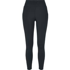 Urban Classics Highwaist Shiny Stripe Leggings - Schwarz
