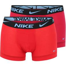 Boxer - Rosa Intimo maschile Nike Dri-Fit ReLuxe Trunk 2-pack - Red