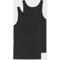 Schiesser Bekleidung Schiesser Tanktop mit Stretch-Anteil - Schwarz