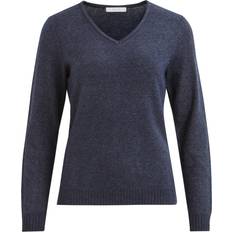 Vila Ril Long Sleeve V Neck Sweater