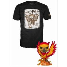 Harry Potter Fawkes the Phoenix T-Shirt plus Funko (Glow in the Dark) POP! & Tee Funko Pop! multicolor