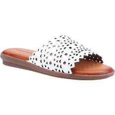 Hush Puppies Bryony Leather Mules - Marron Clair