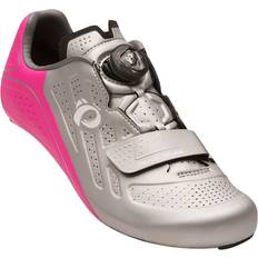 Damen - Silber Fahrradschuhe Pearl Izumi Elite V5 - Silver/Pink Glow