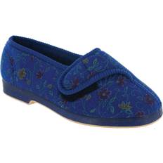 Bleu Chaussons GBS Wilma Slipper Touch Fastening Ladies Slipper