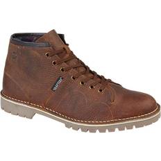 grafters Unisex Adult Heritage Waxy Leather Monkey Boots (10 UK) (Brown)