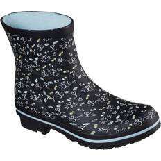 Skechers Wellingtons Skechers Womens/ladies Bobs Rain Check Misty Eye Wellington Boots (black)