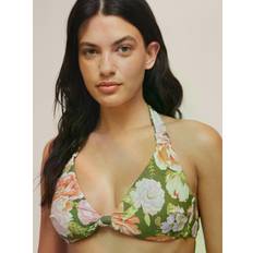 Viola Bikini Seafolly Paradise Garden Reversible Tap Front Halterneck Bikini Top